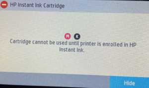 Новітні принтери від HP відмовляються друкувати через відсутність підписки на чорнила