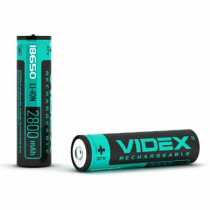 Акумулятор VIDEX 18650-P (захист) 2800mAh color box (за ШТ)