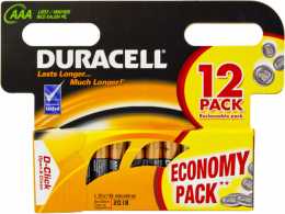 Батарейка Duracell LR03 (AAA) BL 12/2 (5000394109254)