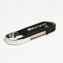 USB Flash 4Gb Mibrand Aligator USB 2.0, Black (MI2.0/AL4U7B)