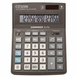 Калькулятор Citizen D-316