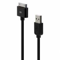 Кабель USB to Apple 30-pin, Remax LESU, 1м., чорний (RC-050i4)