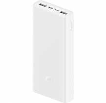 Портативна батарея Xiaomi Mi Power Bank 3 20000mAh, 18W біла  (PLM18ZM)