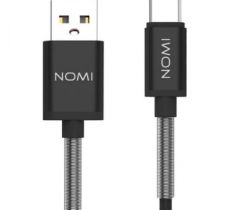 Кабель USB to Type-C, Nomi DCMQ, 1м, чорний (316208)
