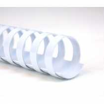 Пластикові пружини 14мм, білий колір, Bindmark, (100шт)