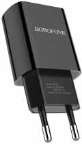 МЗП USB,  Borofone BA20A, 2.1A 10W, чорний (BA20AB)
