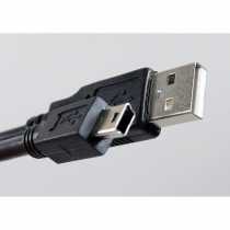 Кабель USB to miniUSB 1.5m, чорний