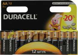 Батарейка Duracell LR6 BL 12 (за ШТ.)