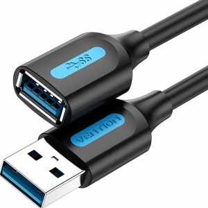 Дата кабель Vention USB 3.0 A Male to USB,  3m, red- black PVC Type (CBHBI)