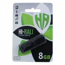 USB Flash 8Gb Hi-Rali Taga Black