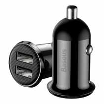 АЗП Baseus Grain Pro Car Charger (Dual USB 4.8A ) (Black)  (CCALLP-01)