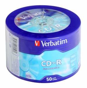 Диск CDR 700Mb Verbatim Extra 52x, Bulk50 (за ШТ)