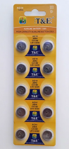 Батарейка T&E AG10 (за ШТ)