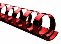 Пластикові пружини 10мм, червоний колір, Bindmark, (100шт)