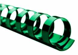 Пластикові пружини 12мм, зелений колір, Bindmark, (100шт)