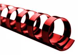 Пластикові пружини 14мм, червоний колір, Bindmark, (100шт)