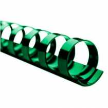 Пластикові пружини 22мм, зелений колір, Bindmark, (50шт)