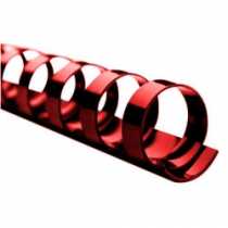 Пластикові пружини 22мм, червоний колір, Bindmark, (50шт)