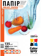 Фотопапір ColorWay A4 , 135 г/м кв , матовий , 100 арк. , (PM135100A4)