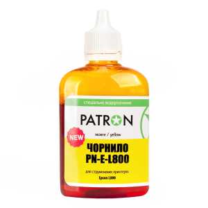 Чорнило EPSON L800 Yellow (PN-E-L800N-414) 90g PATRON