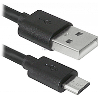 Кабель USB to microUSB Reddax, 1.0м, чорний  (RDX-355)