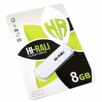 USB Flash 8Gb Hi-Rali Taga White